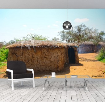 Picture of Maasai village Kenya